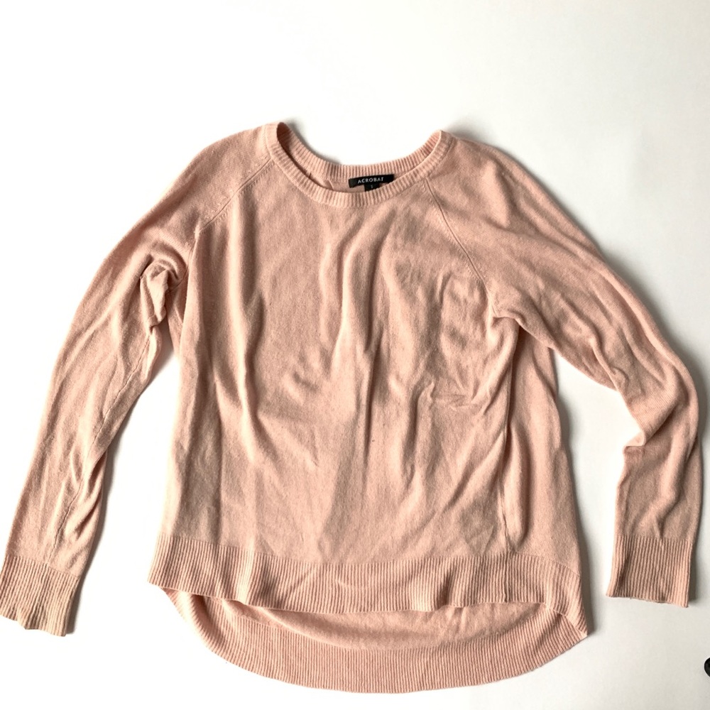 ACROBAT light blush sweater
